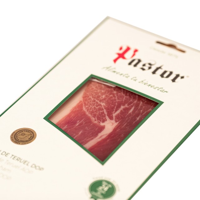 Jamón de Teruel DOP. loncheado | 100% Natural | Jamones Pastor