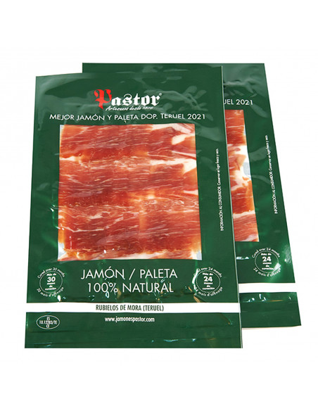 Paleta de Teruel cortada a cuchillo | 100% Natural | Jamones Pastor