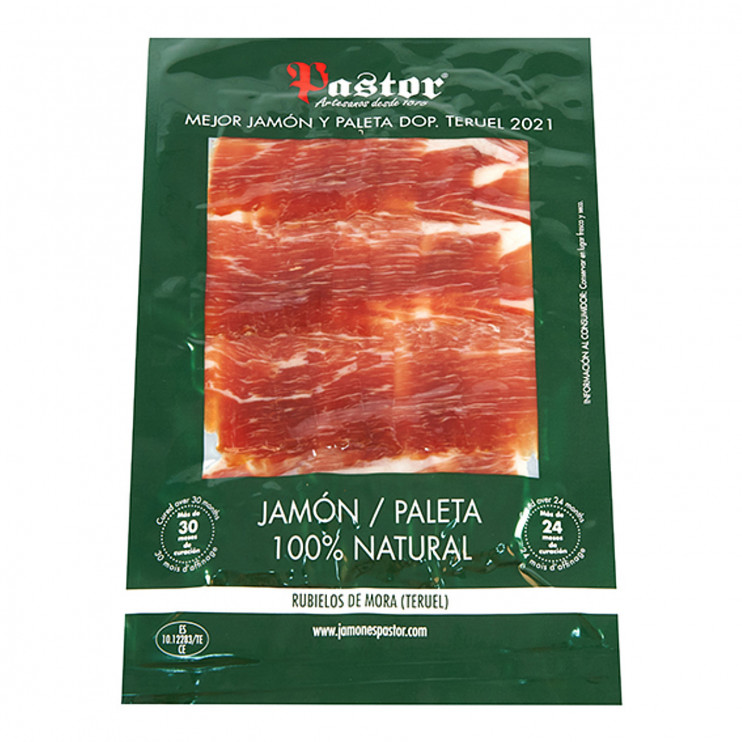 Paleta de Teruel cortada a cuchillo | 100% Natural | Jamones Pastor
