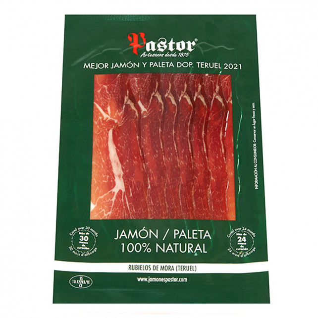 Jamón de Teruel DOP.  loncheado | 100% Natural | Jamones Pastor