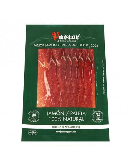 Jamón de Teruel DOP.  loncheado | 100% Natural | Jamones Pastor