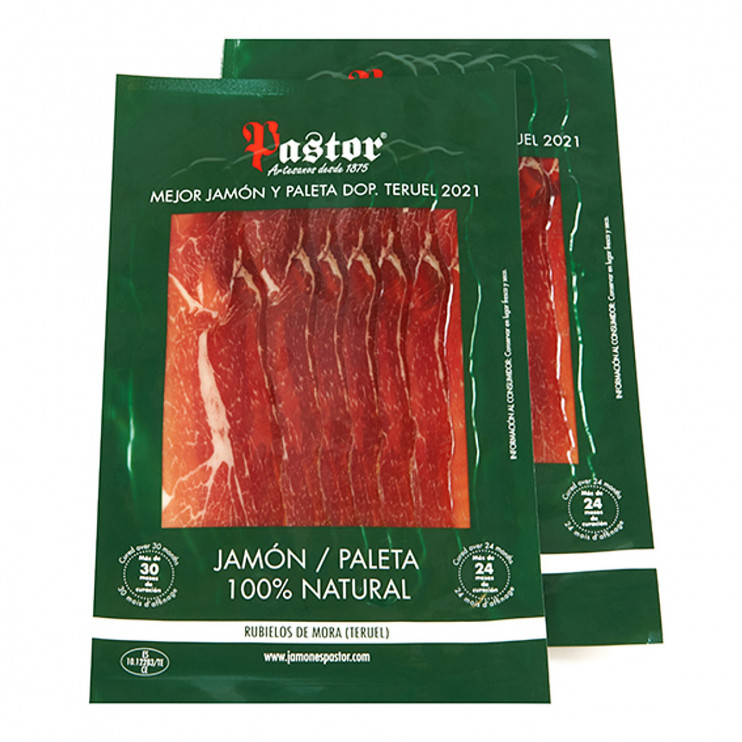 Jamón de Teruel DOP.  loncheado | 100% Natural | Jamones Pastor 2