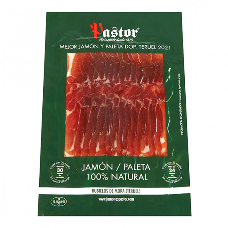 Paleta de Teruel DOP. loncheada | 100% Natural | Jamones Pastor