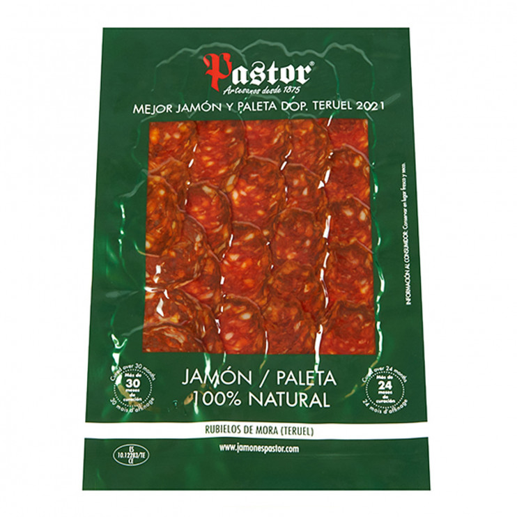 Chorizo Picante Loncheado | 100% Natural | Embutidos Pastor